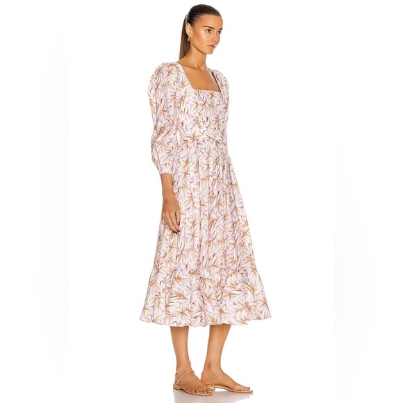 Jonathan Simkhai Ella Dress in Lilac Print - Picture 3 of 16